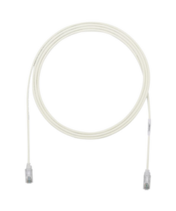 UTP28SP7GY-PANDUIT-Cable de Parcheo TX6, UTP Cat6, Diámetro Reducido (28AWG), Color Gris, 2.13 Metros (7 Pies)