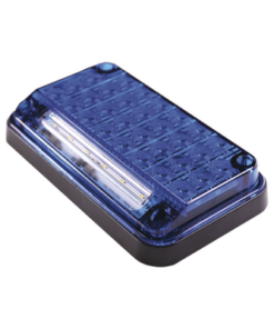 XLTE2335B-EPCOM INDUSTRIAL SIGNALING-Luz de Advertencia de 7X4", Color Azul, Con Luz de Trabajo, Ideal para Ambulancias