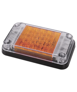 XLTE2345A-EPCOM INDUSTRIAL SIGNALING- Luz de Advertencia de 7X4", Color Ámbar, Con Luces de Trabajo, Ideal para Ambulancias