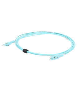 LBP-LCLC5V-03AQ.-SIEMON-Jumper de Fibra Óptica BladePatch LC-LC Duplex, Multimodo 50/125 OM4, OFNR, Color Aqua, 3 Metros