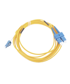LP-FO-D-LCU-SCU-03-LINKEDPRO BY EPCOM-Jumper de Fibra Óptica Monomodo 9/125 LC/UPC-SC/UPC, PVC, 2.0 mm, Dúplex, Amarillo, 3 Metros (9.84 Pies)