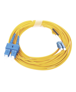 LP-FO-D-LCU-SCU-05-LINKEDPRO BY EPCOM-Jumper de Fibra Óptica Monomodo 9/125 LC/UPC-SC/UPC, PVC, 2.0 mm, Dúplex, Amarillo, 5 Metros (16.40 Pies)