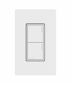 RRSTW2BWH-LUTRON RADIORA 3-(RadioRa3) Botonera Sunnata Blanco 2 escenas para Radio RA3, programe escenas diferentes en cada botón.
