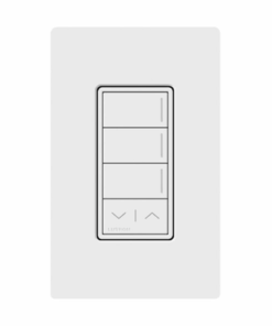 RRSTW3RLWH-LUTRON RADIORA 3-(RadioRa3) Botonera Sunnata Blanco 3 escenas, programe escenas diferentes en cada botón.