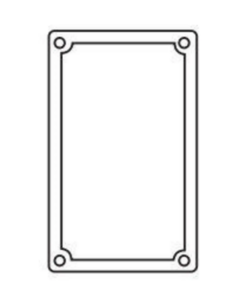 HUB-FSRG-HUBBELL KILLARK-Empaque de Neopreno para Cajas FS/FD de 1 Gang.