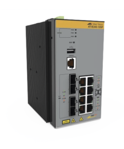 AT-IE340-12GP-980-ALLIED TELESIS-Switch Industrial PoE+ Capa 3 D/8 Puertos 10/100/1000 PoE af/at, 4 x SFP (TAA)