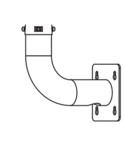 DS-TCGWMB-HIKVISION-Montaje de Pared para Cámaras DS-TGC / Ideal para Soluciones ANPR