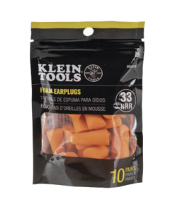 6054010-KLEIN TOOLS-TAPONES DE ESPUMA PARA OÍDOS (PAQUETE CON 10 PARES)
