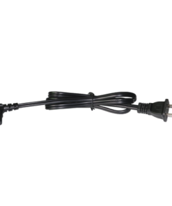 ACCORDL-1M-EPCOM POWERLINE-Cable de Alimentación Eléctrica para 120-240 Vca / 1 Metro (3.28 Pies) / 2 Clavijas Tipo Americano / Conector en Forma Tipo L