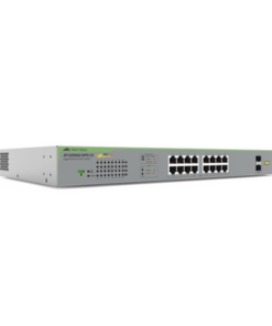 AT-GS950/18PS-V2-10-ALLIED TELESIS-Switch PoE+ Gigabit WebSmart de 16 puertos 10/100/1000 Mbps (2 x Combo) + 2 puertos gigabit SFP (Combo), 185 W