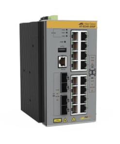 AT-IE340-20GP-980-ALLIED TELESIS-Switch Industrial Capa 3, 16x 10/100/1000T PoE+, 4x 100/1000X SFP (TAA compliant)