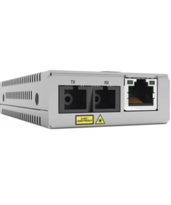AT-MMC200LX/SC-960-ALLIED TELESIS-Convertidor de medios, monomodo, version TAA, 10/100TX a 100LX/SC (20km)