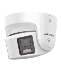 DS-2CD3387G2P-LSU/SL(C)-HIKVISION-[PROTECCIÓN ACTIVA] Turret IP Panorámica 8 Megapixel / 180° / Imagen a Color 24/7 / PoE / WDR 130° / IP67 / ACUSENSE / Protección Activa (Luz Estroboscópica y Alarma Audible) / MicroSD
