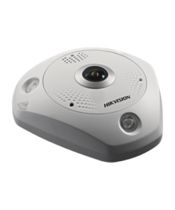 DS-2CD6365G0-IS(B)-HIKVISION-Fisheye IP 6 Megapixel / 180° - 360° / DEWARPING / dWDR / Uso en Interior / 15 mts IR / Entrada y Salida de Audio y Alarma / Múltiples Vistas / MicroSD