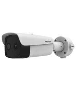 DS-2TD2637-10/QY-HIKVISION-Bala IP Dual / Térmica 9.7 mm (384 X 288 ) / Óptico 4 mm (4 Megapixel) / 40 mts IR / IP66 / PoE / Termométrica / Detección de Temperatura / MicroSD