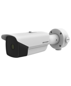DS-2TD2637-35/PY-HIKVISION-Bala IP Dual / Térmica 35 mm (384 X 288) / Óptico 14.8 mm (4 Megapixel) / 100 mts IR / Exterior IP67 / PoE / Termométrica / Detección de Temperatura y Fuego / MicroSD
