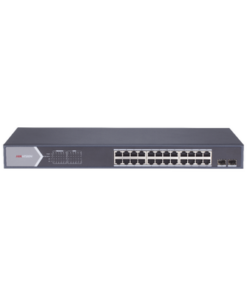 DS-3E0526P-E/M-HIKVISION-Switch Gigabit PoE+ / No Administrable / 24 Puertos 10/100/1000 Mbps PoE+ / 2 Puertos SFP Uplink / 225 W