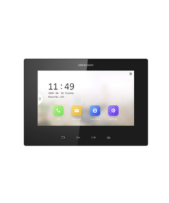 DS-KH6320-LE1(B)-HIKVISION-Monitor IP Lite TOUCH 7" para Videoportero IP / Vídeo en Vivo / PoE Estándar / Apertura Remota / Llamada Entre Monitores / Audio de dos vías 
