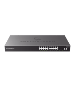 GWN7802P-GRANDSTREAM-Switch Gigabit PoE+ Administrable / 16 puertos 10/100/1000 Mbps + 4 Puertos SFP Uplink / Hasta 240W / Compatible con GWN Cloud.