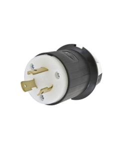 HUB-HBL-2321-HUBBELL-Clavija Industrial con Bloqueo de Media Vuelta / 20 A 250 V CA / 2 Polos 3 Hilos / Color Blanco y Negro / Nema L6-20P.