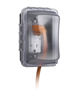 HUB-MM-410-C-HUBBELL-Cubierta Resistente a Intemperie/ 1 Unidad/ Horizontal/Vertical/ Profundidad 2-3/4"/ Transparente.
