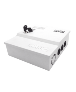 PLK12DC16ABK-EPCOM POWERLINE-Fuente de poder profesional de 12 Vcc @ 16 A / para 16 cámaras / Con capacidad de batería de respaldo / Requiere batería / Voltaje de entrada de 96-264 Vca 