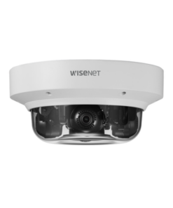 PNM-9084QZ1-HANWHA VISION-Cámara IP Multisensor 8MP ( 4 Sensores de 2MP) WDR 120 DB, Lente Motorizado 3 - 6 MM /  HPOE / IP66 / IK10 / NEMA 4X