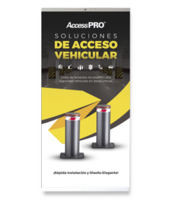 POSTAV23B-SYSCOM-Póster Acceso Vehicular Bolardos