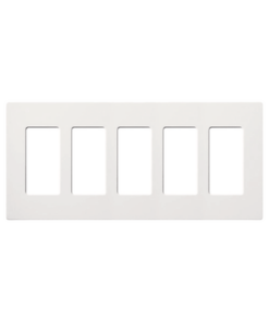 SC-5-SW-LUTRON ELECTRONICS-PLACA DE PARED 5 ESPACIOS