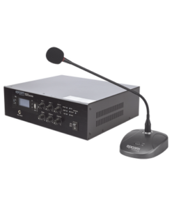 SFB120/MIC-EPCOM PROAUDIO-KIT de Amplificador de 120W Modelo SFB120 | más Micrófono de Escritorio Modelo SF621A