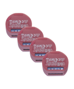 SHELLY1PMK4-SHELLY-Kit de 4 / Relevador / Interruptor WIFI / Industrial y residencial Inteligente / Medidor de consumo / 16A / Soporta Google / Alexa / Nube P2P y control local / ideal para iluminacion