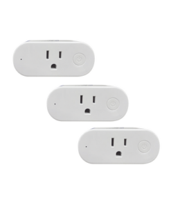 SHELLYPLUGUSK3-SHELLY-Kit de 3 /Adaptador PlugIn/ señal WIFI/ NUBE P2P App Shelly/ Tomacorriente y medicion de consumo/ Soporta Google y Alexa