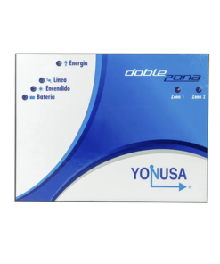 SYS10000/127-2Z-YONUSA-Energizador Doble Zona 10,000Volts-3JOULES/ 3000Mts Lineales de Protección por Zona / Cercas Electrificadas