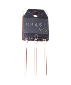 2SC-3451-SYSCOM-Transistor de Potencia en Silicio tipo NPN, 500 Vc-b, 15 A. 100 Watt, TO-3PA .
