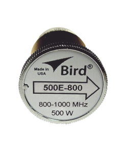 500E-800-BIRD TECHNOLOGIES-Elemento de 500 Watt en Línea 7/8" para Wattmetro BIRD 43 en Rango de Frecuencia de 800 a 1000 MHz.