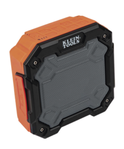 AEPJS3-KLEIN TOOLS-Bocina Portátil BLUETOOTH® con Imán y Gancho para Colgarse. Permite Altavoz Manos Libres con Micrófono Incorporado.