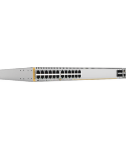 AT-X930-28GPX-B91-ALLIED TELESIS-Switch PoE+ Stackeable Capa 3, 24 puertos 10/100/1000 Mbps + 4 puertos SFP+ 10 G y dos bahías hotswap PSU
