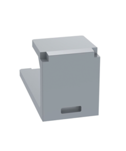 CMBIG-X-PANDUIT-Módulo de Tapa Ciega (Inserto Ciego), Mini-Com, Color Gris, 1 Pieza