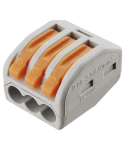 CON-1004-EPCOM POWERLINE-Conector Compacto para 1 Cable de Entrada 2 Cables de Salida / Cables Compatibles 12AWG-28AWG