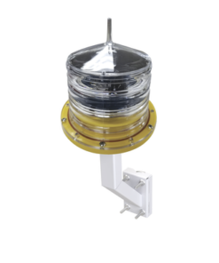 EI-GSL-SE-HLU-EPCOM INDUSTRIAL-Estrobo led para Obstrucción Autónoma con Led Color Rojo con Panel Solar (Luz Fija o Estroboscópica configurable) / incluye montaje HLU3R2