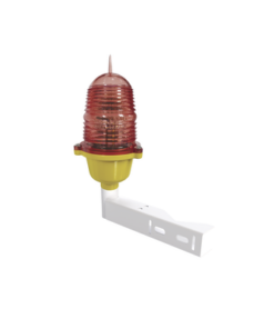 EI-LBIBHLU-EPCOM INDUSTRIAL-Estrobo Led de Obstrucción Color Rojo (110 Vca de Entrada) / Luz fija / Incluye Herraje para montarlo
