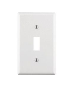 HUB-P1W-HUBBELL-Placa para Interruptor de Palanca / Color Blanco.