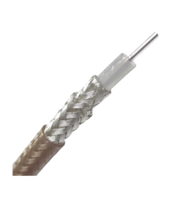 M17RG142-Times Microwave-Metro de Cable Coaxial RG-142, MIL-C-17, 50 Ohms
