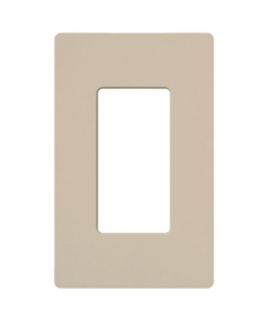 SC1TP-LUTRON ELECTRONICS-Tapa Color Taupe para interruptor o dimmer Lutron, 1 gang, limpio y moderno