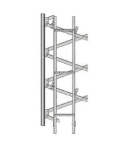 ST-AT-PC3M-SYSCOM TOWERS-Guía de Cable tipo Escalerilla de 3 metros con Herrajes de Instalación.