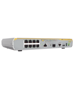 AT-X330-10GTX-10-ALLIED TELESIS-Switch L3, 8x 10/100/1000 Mbps RJ45, 1x 1/2.5/5/10G, 1x SFP+ 10G, sin ventilador 