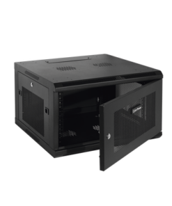 CR6U61001-CYBERPOWER-Gabinete Fijo para Montaje en Pared con Puerta Perforada, 6UR (600 x 372 x 600 mm) (An. x Al. x Prof.)