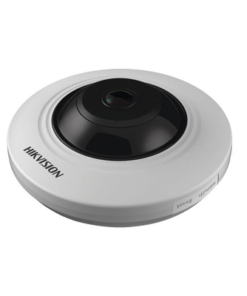 DS-2CD3955G0-IS-HIKVISION-Mini Fisheye IP 5 Megapixel / DARKFIGHTER / Panorámica 180° - 360° / 10 mts IR / Uso en Interior / PoE / Múltiples Vistas por iVMS-4200 / Entrada y Salida Audio y Alarma / MicroSD