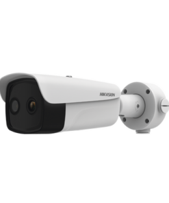 DS-2TD2637-15/QY-HIKVISION-Bala IP Dual / Térmica 15 mm (384 X 288 ) / Óptico 6 mm (4 Megapixel) / 50 mts IR / IP66 / PoE / Termométrica / Detección de Temperatura / MicroSD