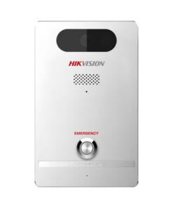 DS-PEAP-CV1(B)-HIKVISION-Estación de Alarma de Pánico / Cámara de 4 Megapixel / Micrófono Integrado / Exterior IP65 / Protección IK10 / PoE / 10 mts IR  / Entradas y Salidas de Alarma